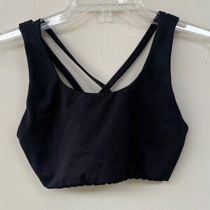 Senita Athletics Black Activewear Top